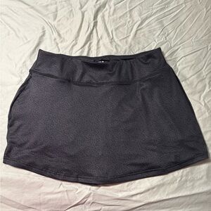 FootJoy Black Leopard Print Skort